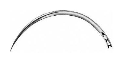 ШОВНА ГОЛКА №B11 КОЛЮЧА 34 mm, Ø 0,80 mm